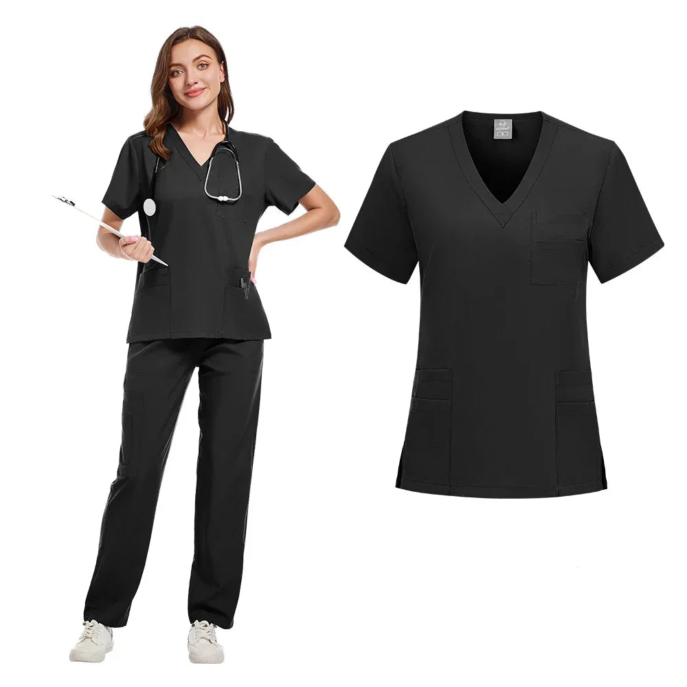 Solid Tops Medical Uniform Scrub Sets