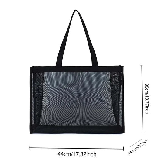 Large Capacity Transparent Organizer Handbag