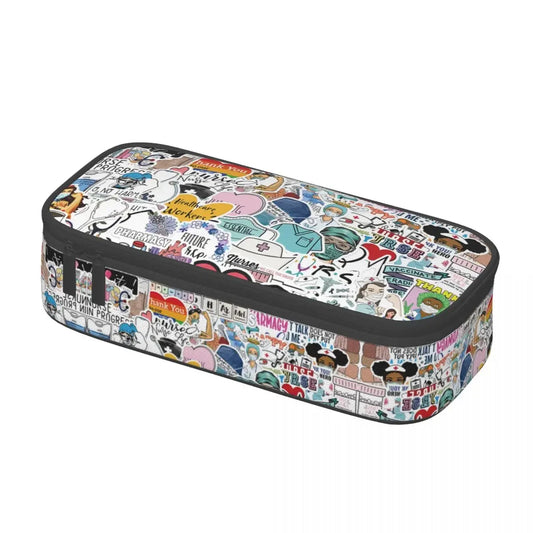 Cute Cartoon Nursing Nurse Pen Case