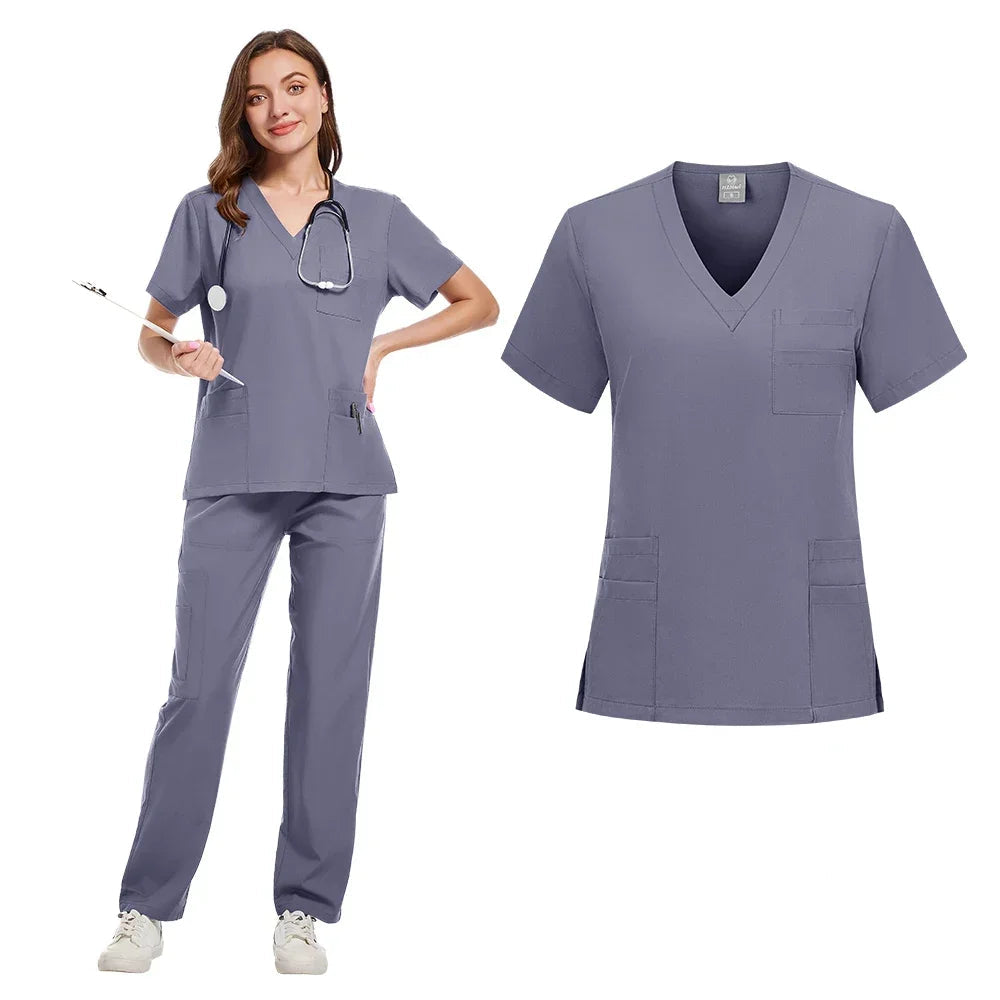 Solid Tops Medical Uniform Scrub Sets