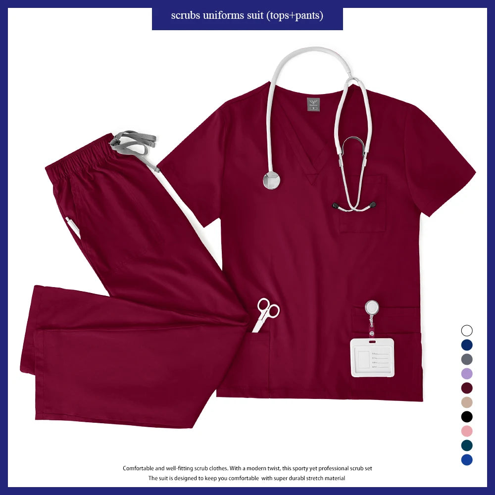 Unisex Nursing Uniforms Set
