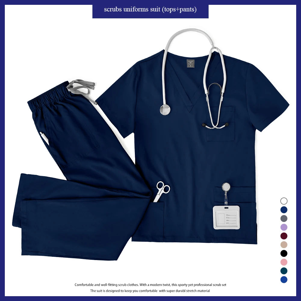 Unisex Nursing Uniforms Set