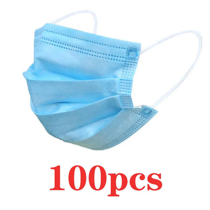 Disposable 3 Layers Breathable Face Masks