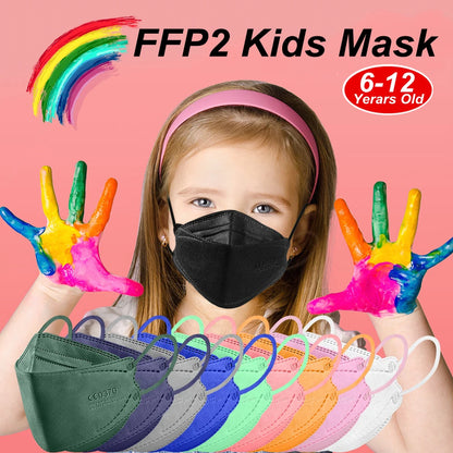 Children KN95 Safe Reuseable 4 Layers mask