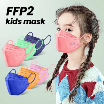 Children KN95 Safe Reuseable 4 Layers mask