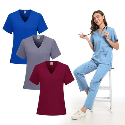 Solid Tops Medical Uniform Scrub Sets