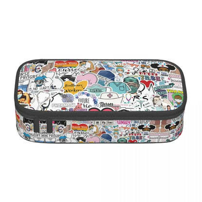 Cute Cartoon Nursing Nurse Pen Case