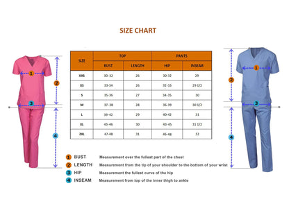 Solid Tops Medical Uniform Scrub Sets