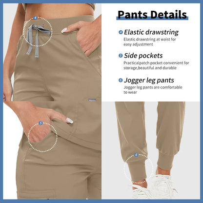 Hospital Scrub Sets Uniform Jogger Suit