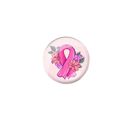 Breast Cancer Awareness Pink Ribbon Pin