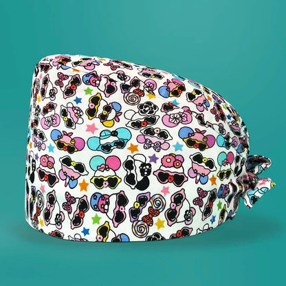 Fashion Print Cotton Surgical Hats