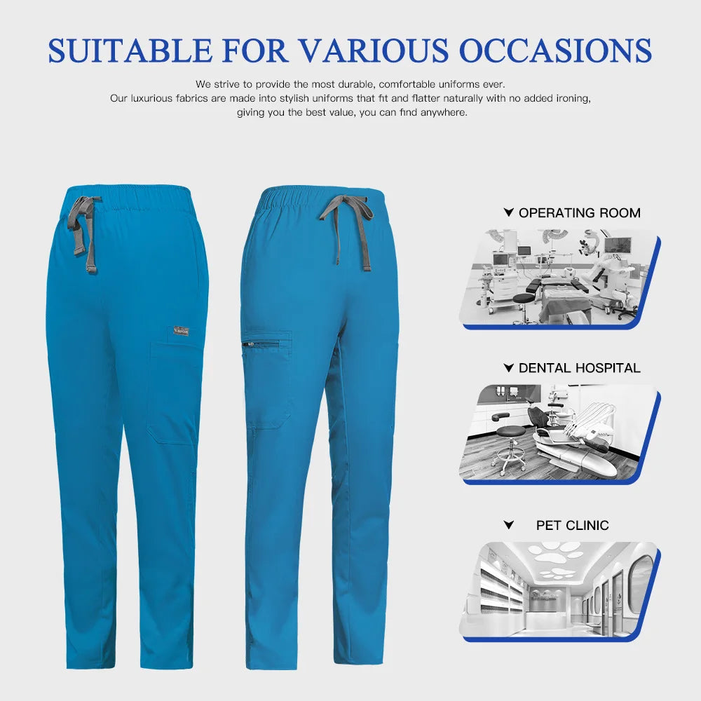Healthcare Nursing Bottoms High-quality Scrub Pants