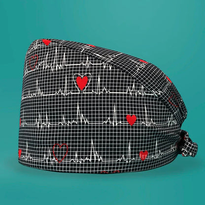 Fashion Print Cotton Surgical Hats