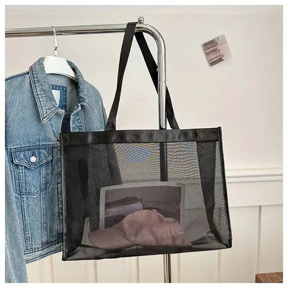 Large Capacity Transparent Organizer Handbag