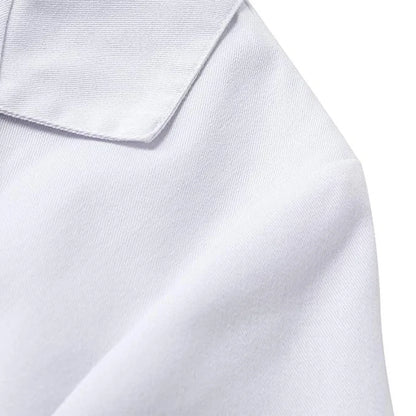 Long Sleeve Lab Coat with Pockets