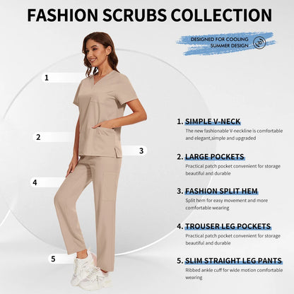 Unisex Nursing Uniforms Set