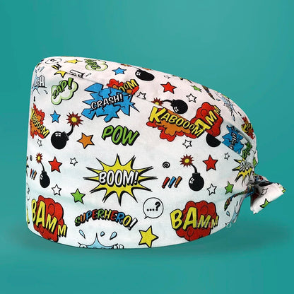 Fashion Print Cotton Surgical Hats