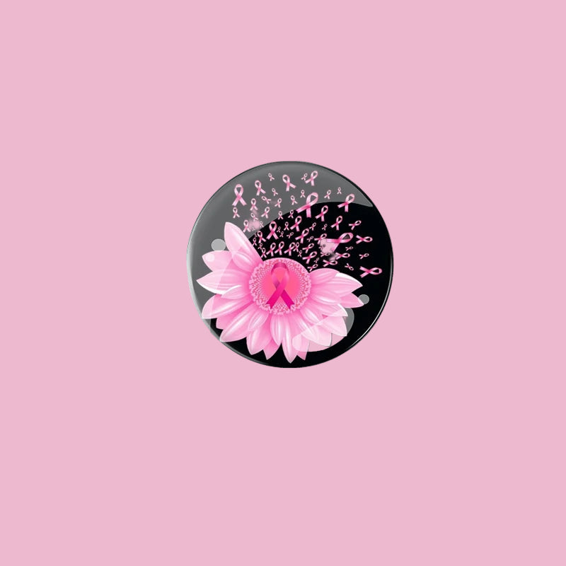 Breast Cancer Awareness Pink Ribbon Pin
