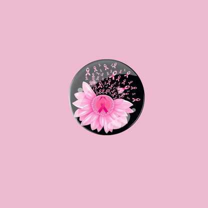 Breast Cancer Awareness Pink Ribbon Pin