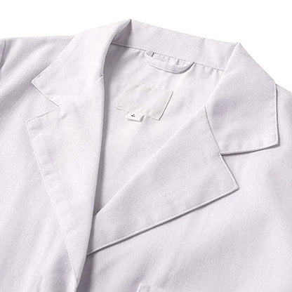 Long Sleeve Lab Coat with Pockets