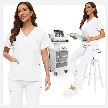 Hospital Scrub Sets Uniform Jogger Suit