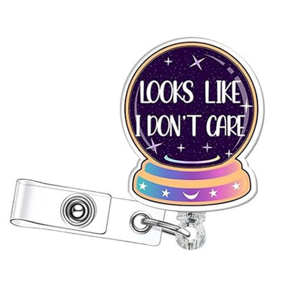 Stylish Badge Holder Clip with Rotating Retractable Badge Reel