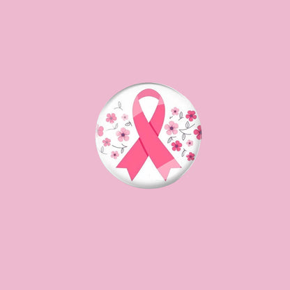Breast Cancer Awareness Pink Ribbon Pin