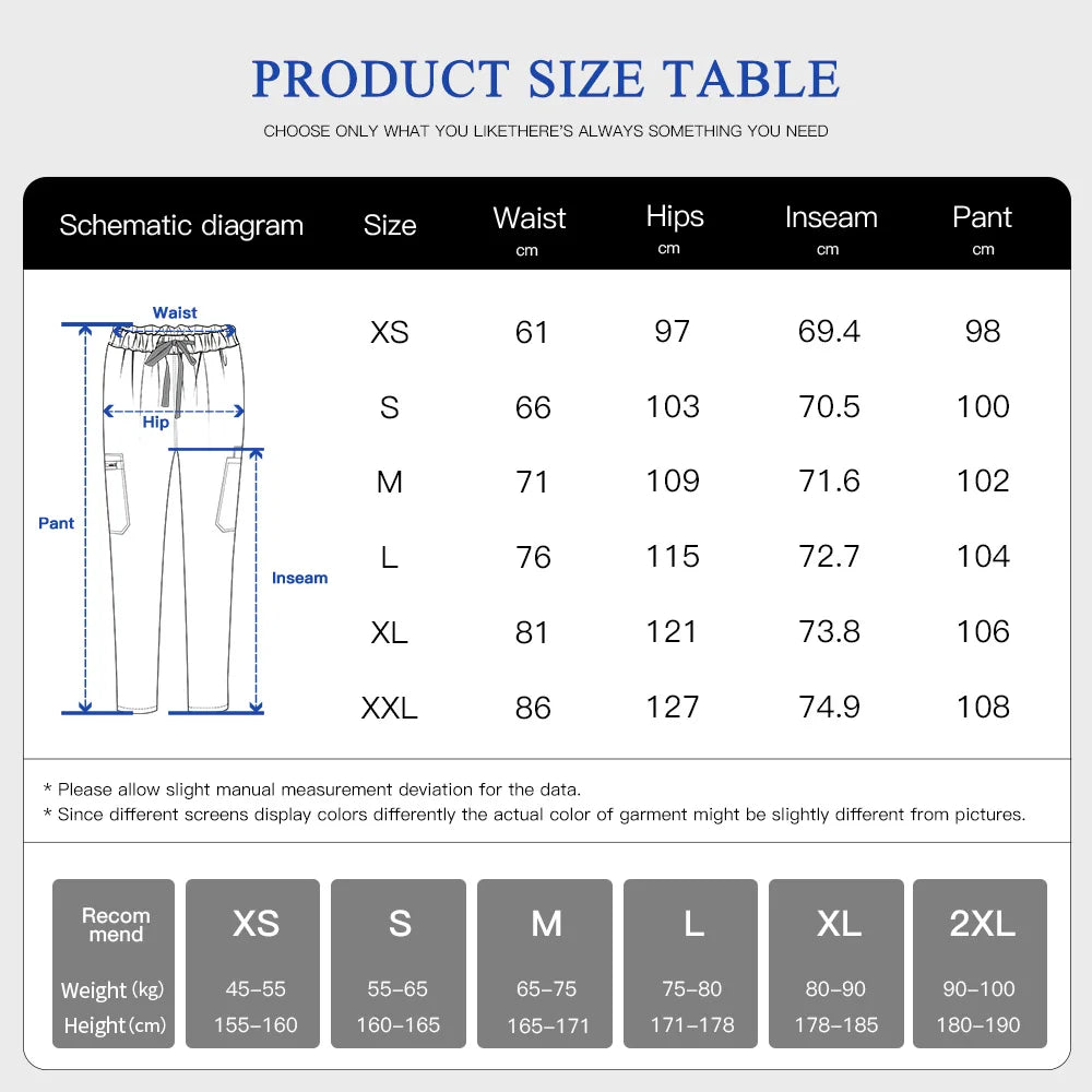 Healthcare Nursing Bottoms High-quality Scrub Pants