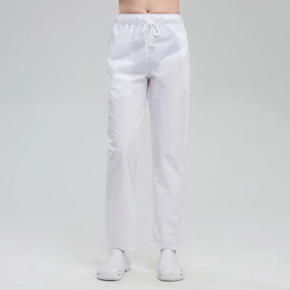 Cartoon Printing Scrubs Tops with Straight Pants