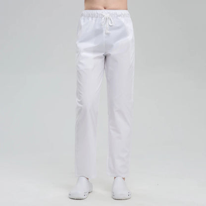Cartoon Printing Scrubs Tops with Straight Pants