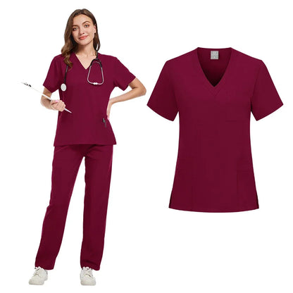 Solid Tops Medical Uniform Scrub Sets