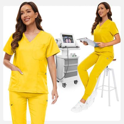 Hospital Scrub Sets Uniform Jogger Suit