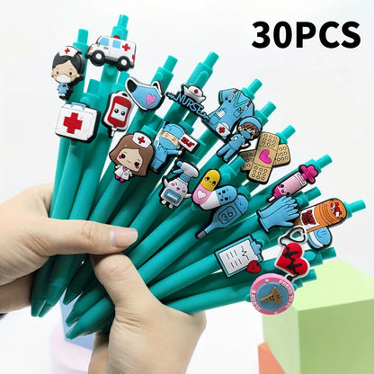 20/30/5pcs Nurse Doctor Writing Gel Pens