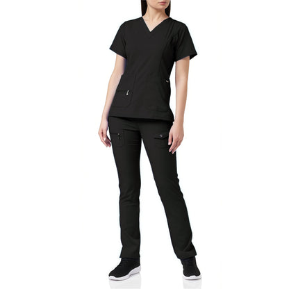 Solid Color Short Sleeved Nursing Scrub Sets