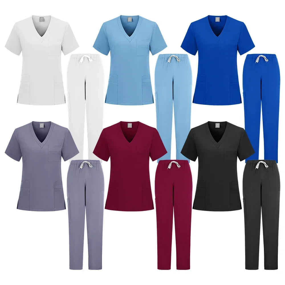 Solid Tops Medical Uniform Scrub Sets