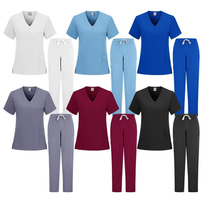 Solid Tops Medical Uniform Scrub Sets